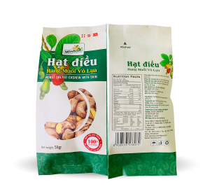 HẠT ĐIỀU RANG MUỐI VỎ LỤA - TÚI W50GR